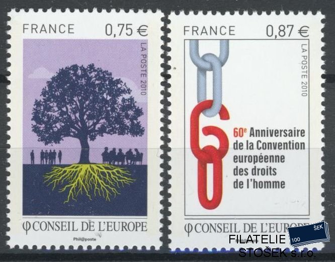 Francie služební známky Mi 67-68
