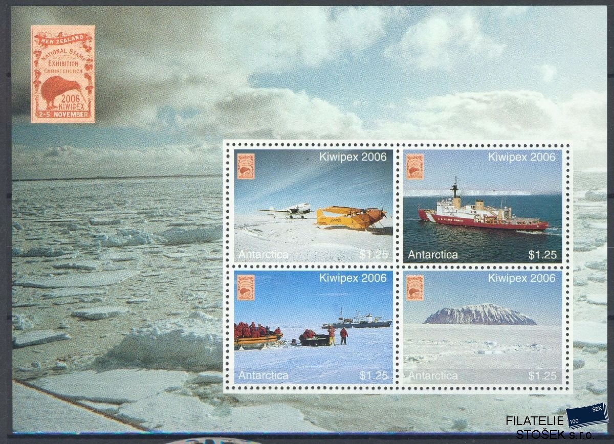 Antarktica nevydané známky - Kiwipex 2006
