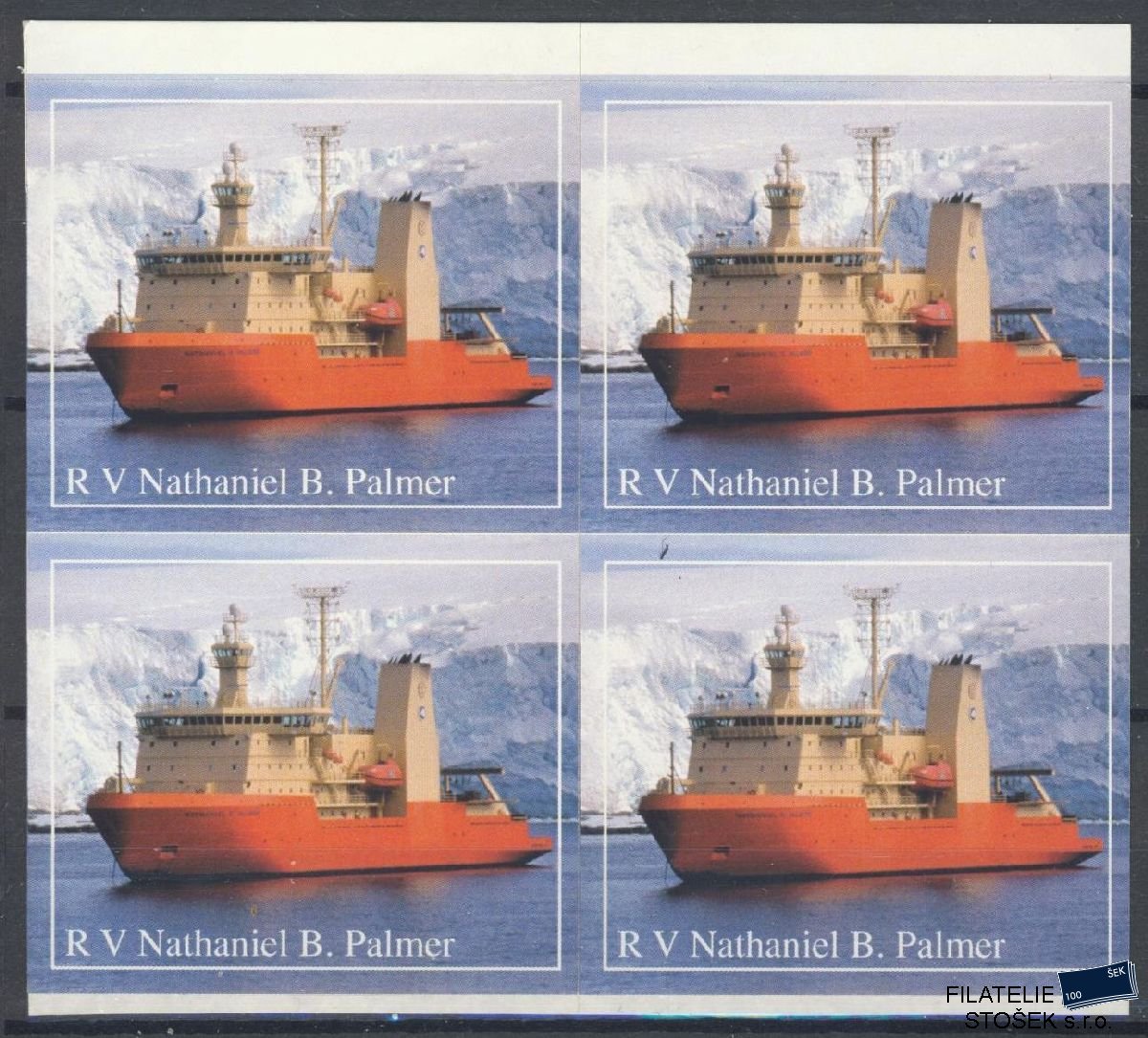 Antarktica nevydané známky - RV Nathaniel B Palmer