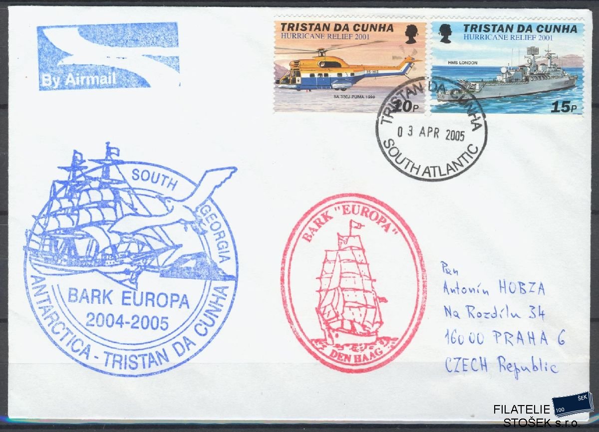 Tristan da Cunha celistvosti Mi - Antarktida