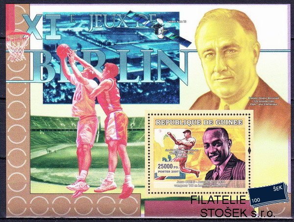 Guinea známky Mi 4615 - Bl.1129 Slavní sportovci -  Jesse Owens