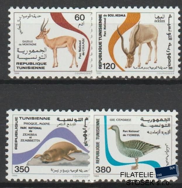 Tunis známky Mi 1136-39