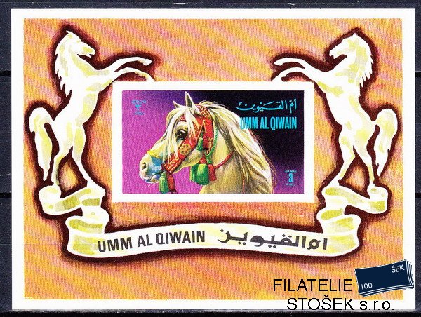 Umm al Qiwain známky Mi 502 - Bl.36