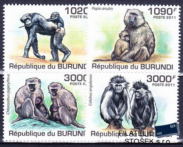 Burundi známky Mi 2078-81