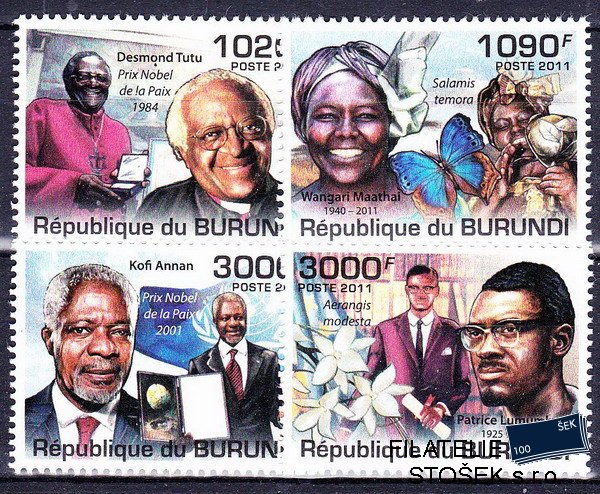 Burundi známky Mi 2242-5