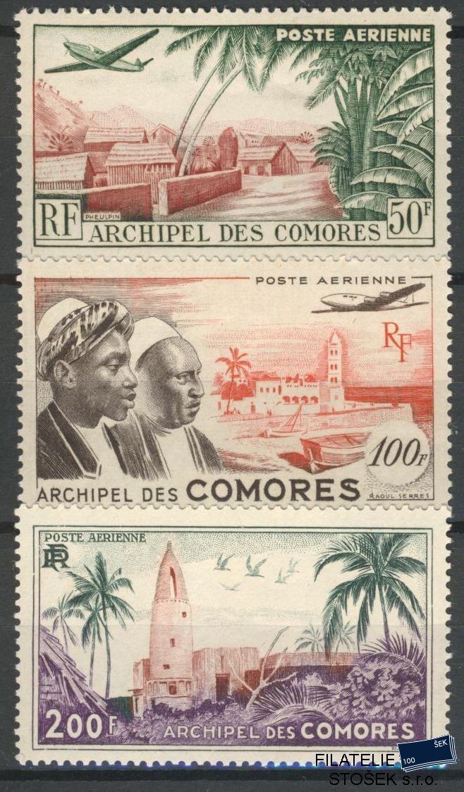 Comores známky Mi 32-34