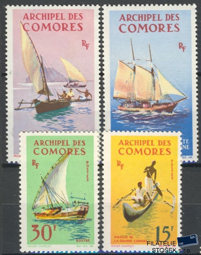 Comores známky Mi 61-64