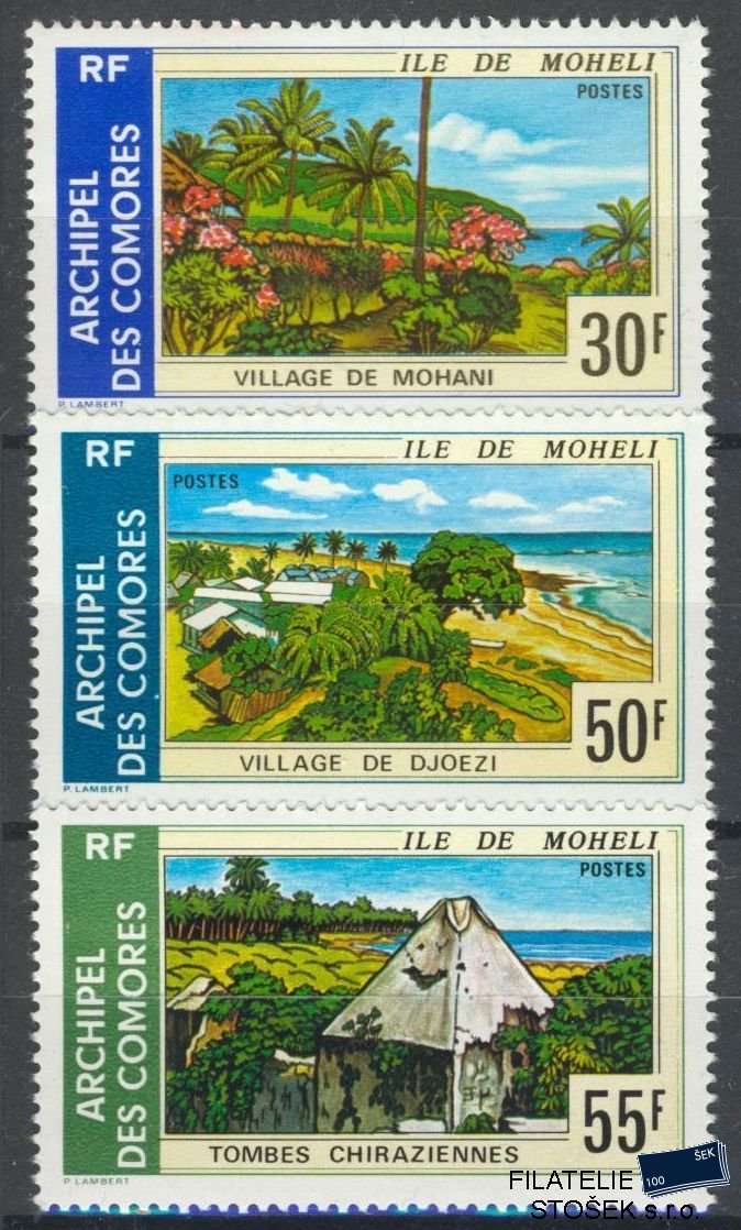 Comores známky Mi 187-89