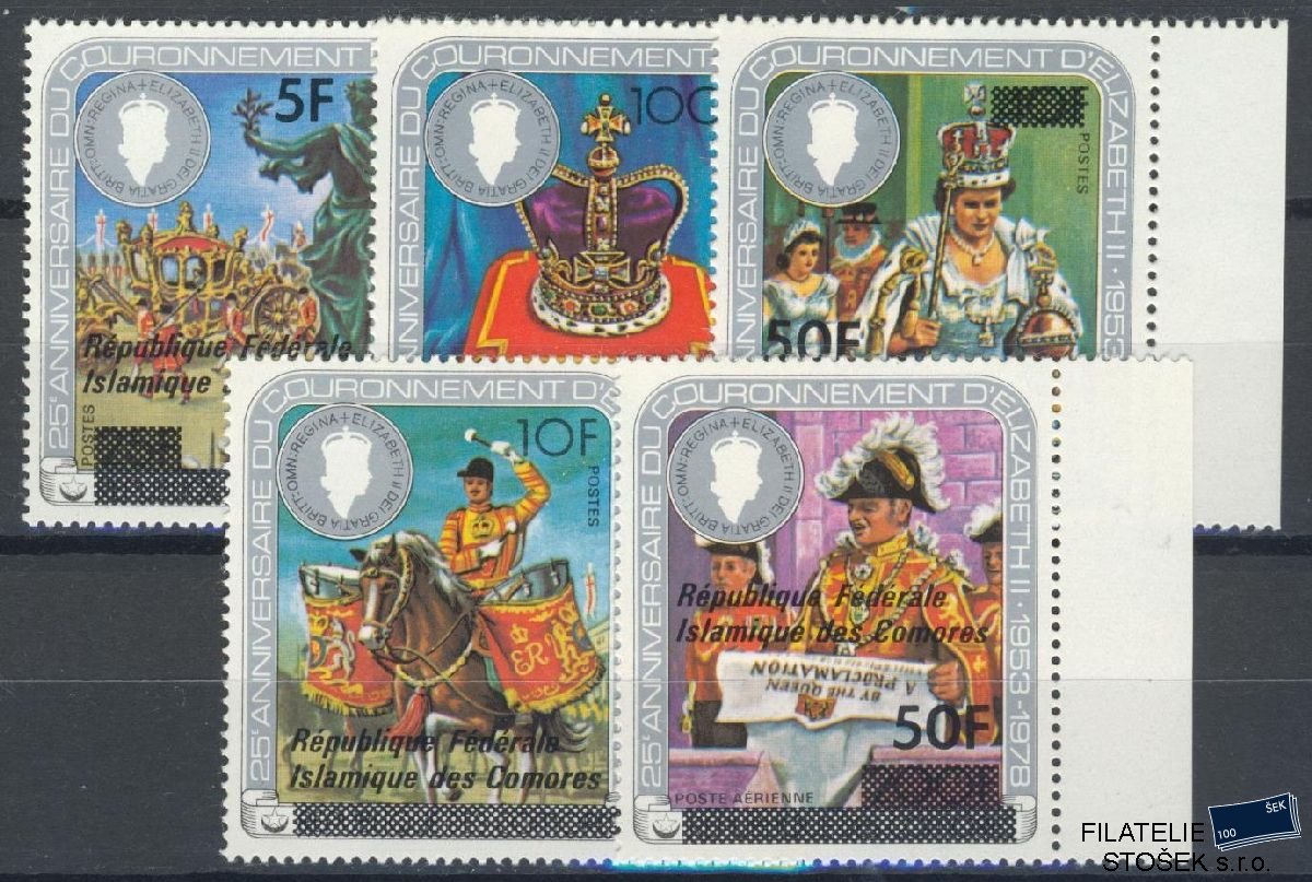 Comores známky Mi 543-47