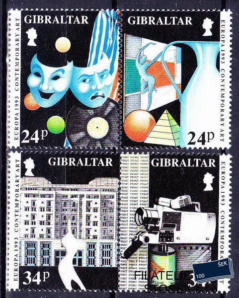 Gibraltar známky Mi 0654-7