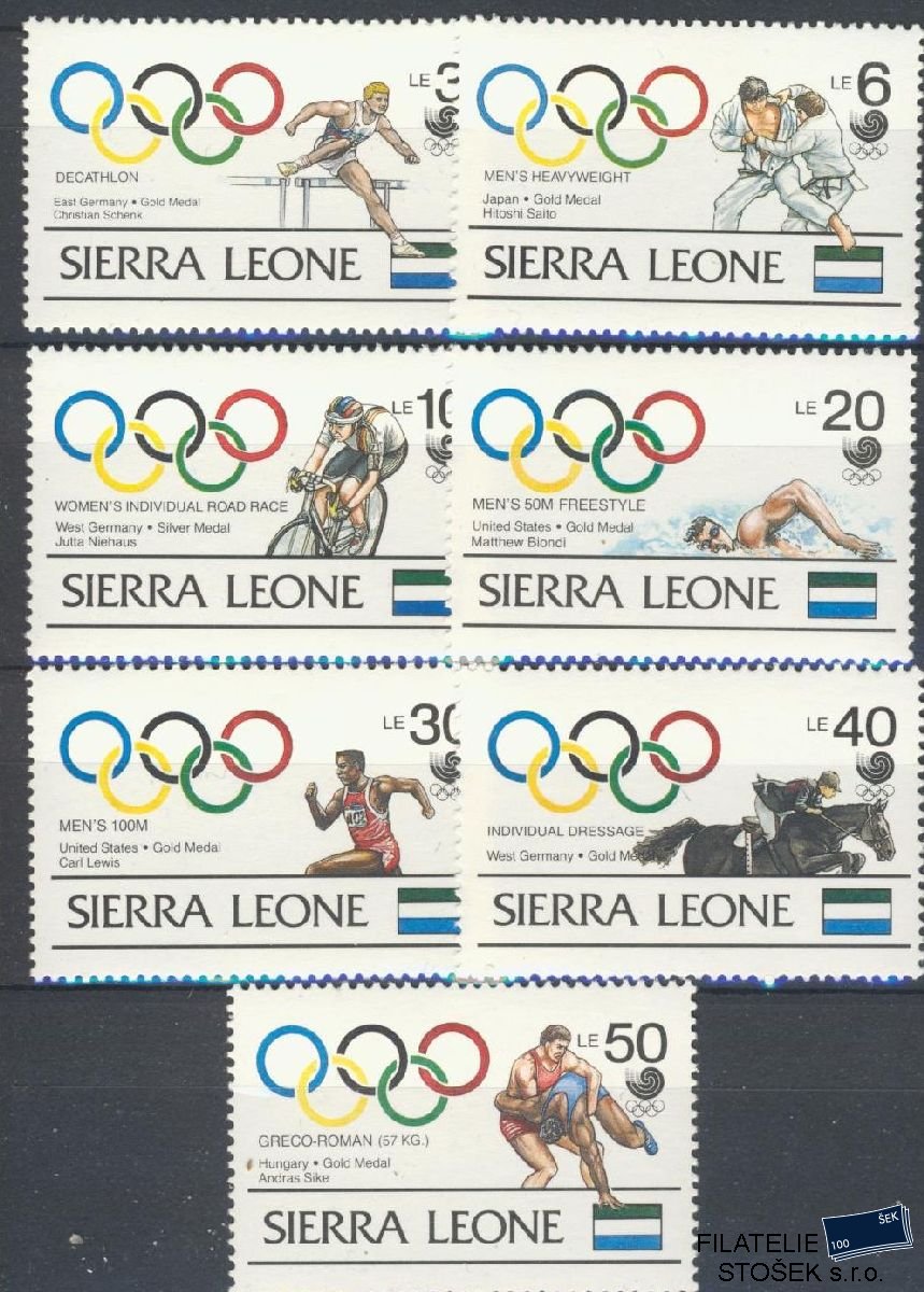 Sierra Leone známky Mi 1164-70 NK