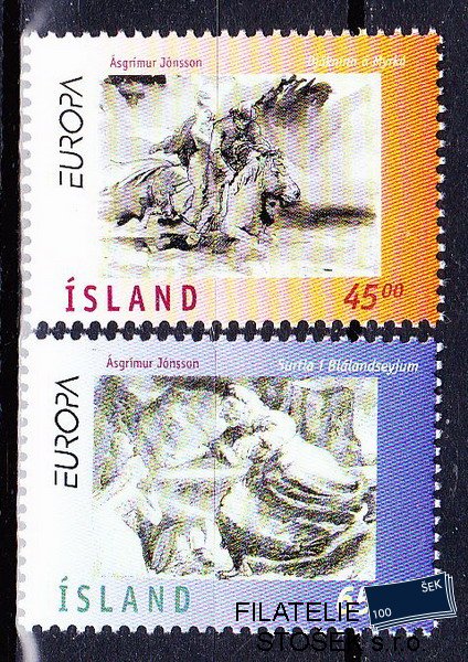 Island známky Mi 0872-3