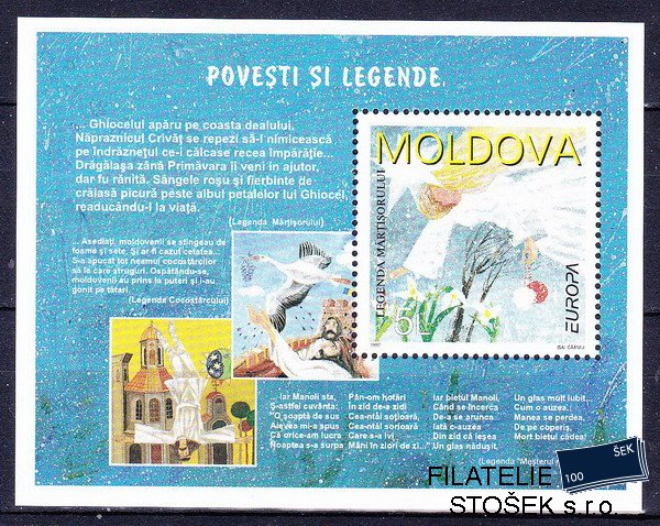 Moldavsko známky Mi 0238 - Bl.12