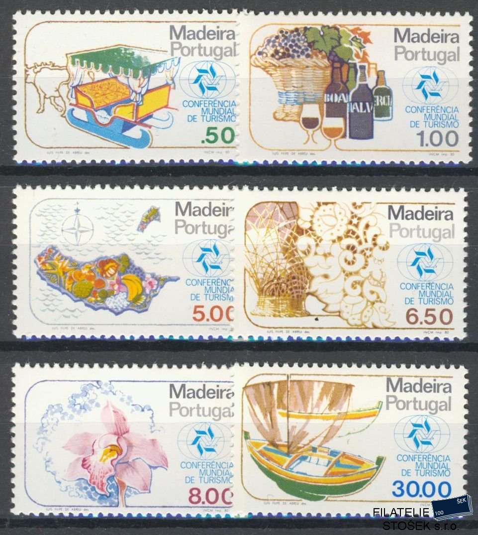 Madeira známky Mi 64-69