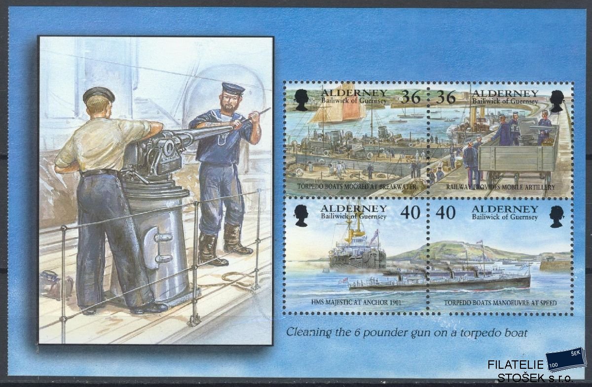 Alderney známky Mi 183-860 MH