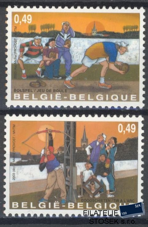 Belgie známky Mi 3206-7