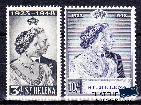 St.Helena známky 1948 Royal Silver Wedding