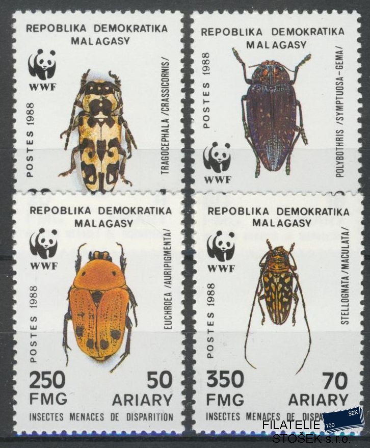 Madagaskar známky Mi 1157-60
