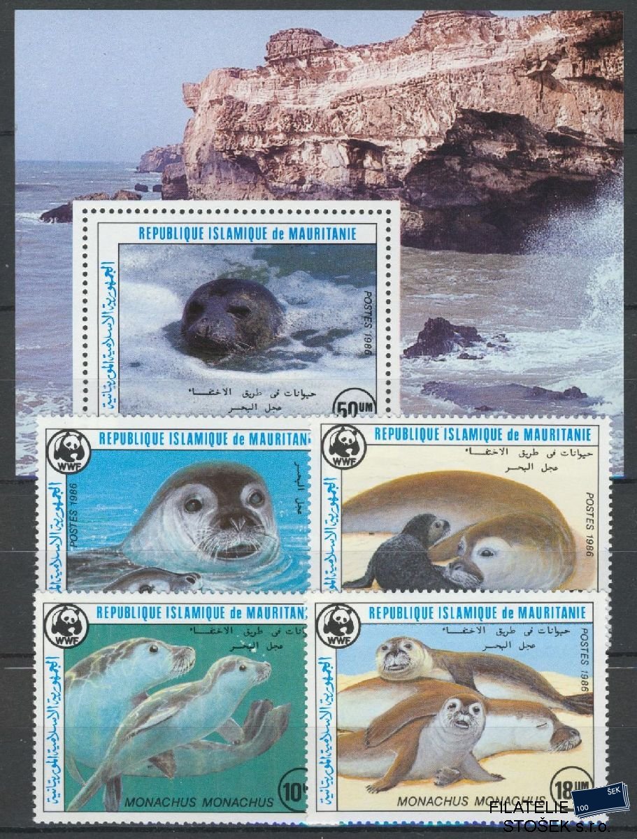 Mauretánie známky Mi 871-74 + Bl 63
