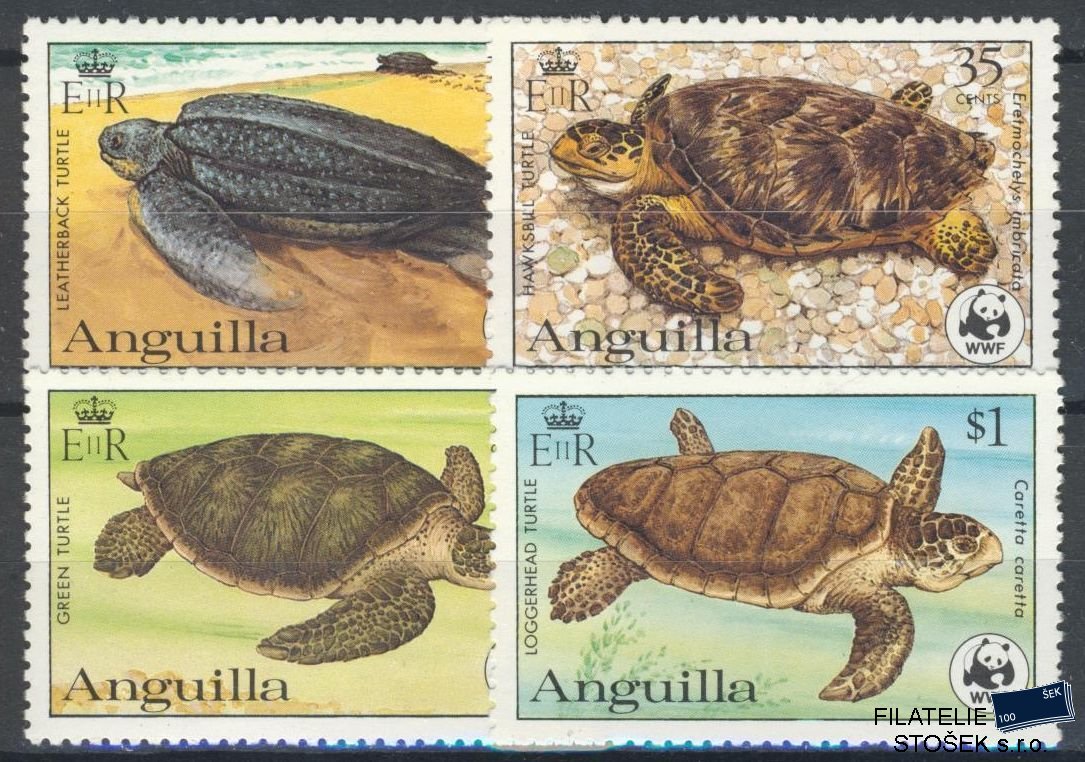 Anguila známky Mi 541-44