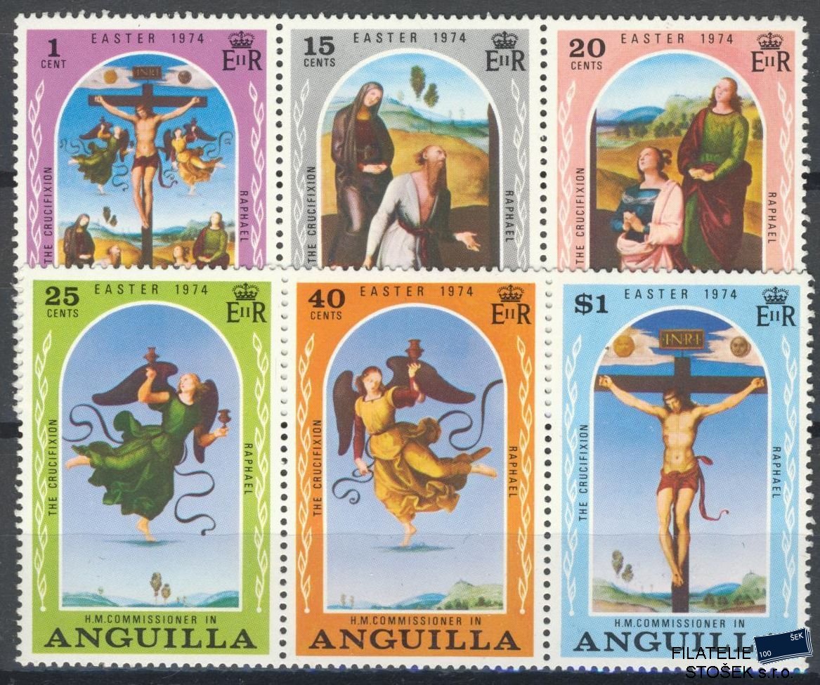 Anguila známky Mi 186-91