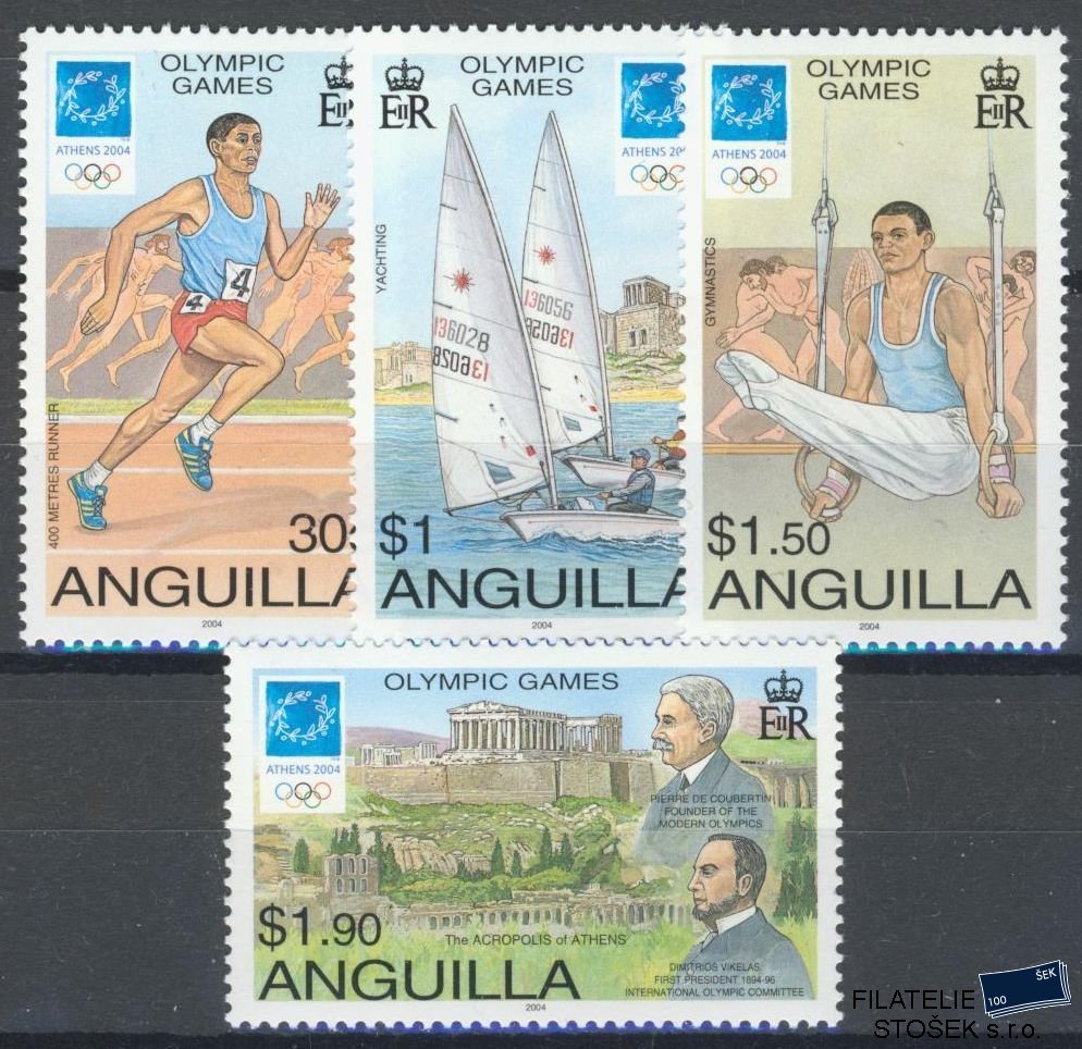Anguila známky Mi 1150-53