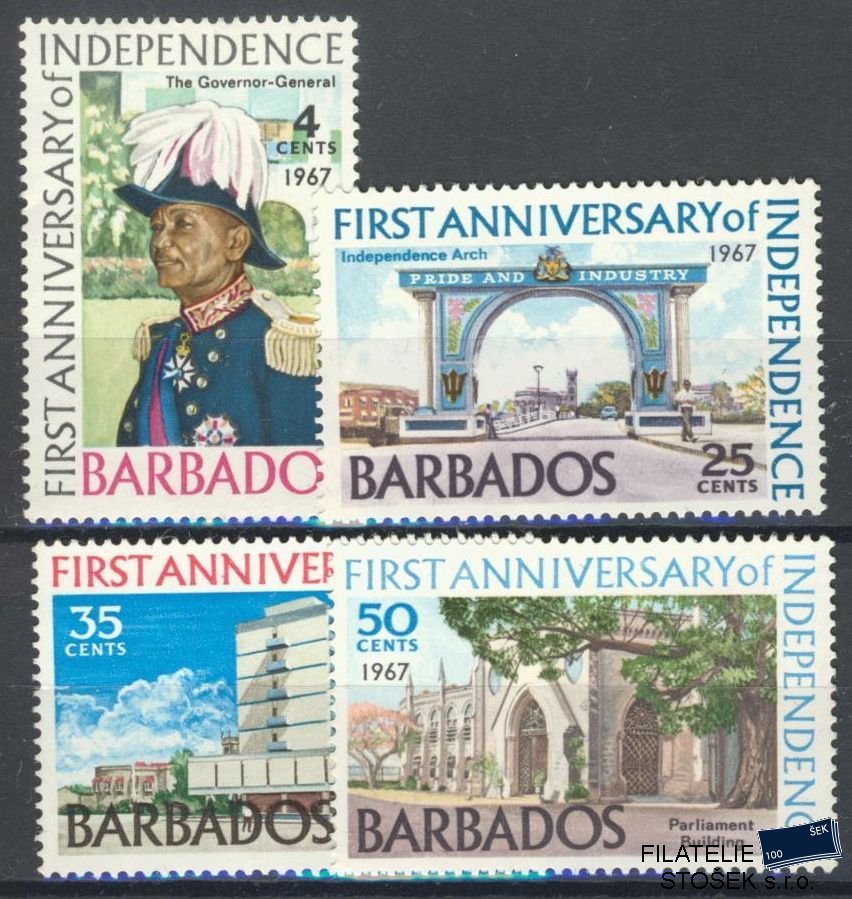 Barbados známky Mi 266-69