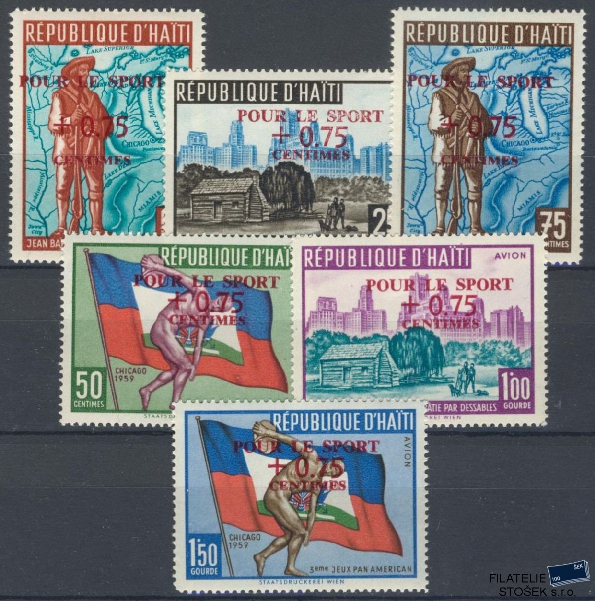 Haiti známky Mi 586-91