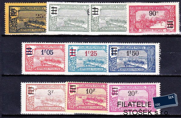 Guadeloupe známky Yv 89-98
