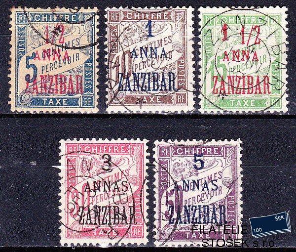 Zanzibar známky Yv TT 1-5