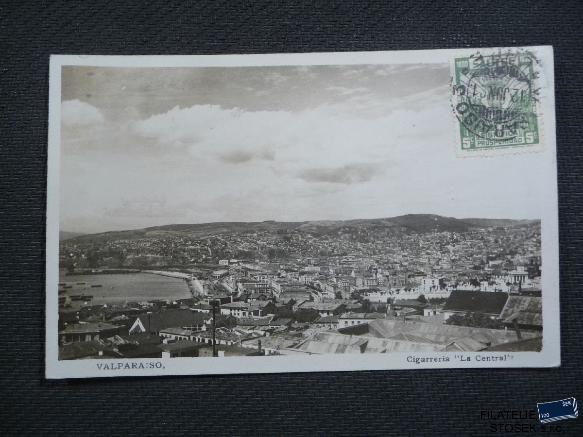 Chile Valparaiso pohlednice