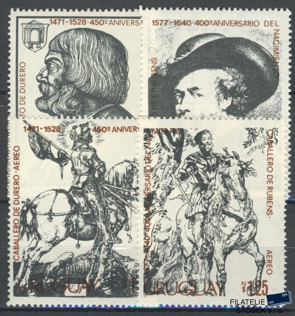 Uruguay známky Mi 1489-92