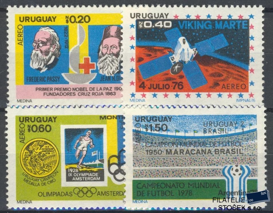 Uruguay známky Mi 1436-39
