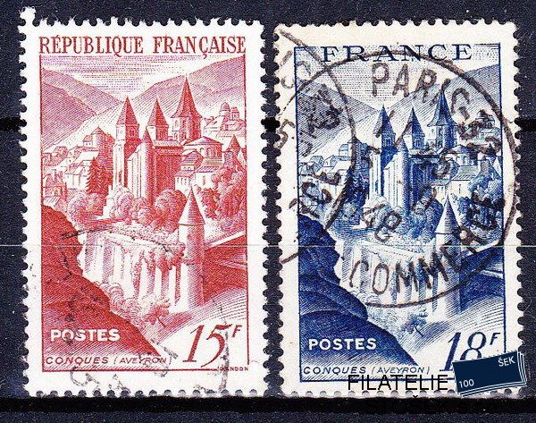 Francie známky Mi 823-4
