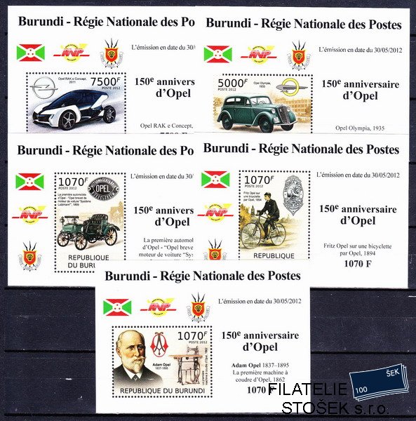 Burundi známky Mi 2411-5