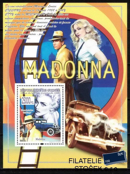 Guinea známky Mi 5655 - Bl.1553 Madonna