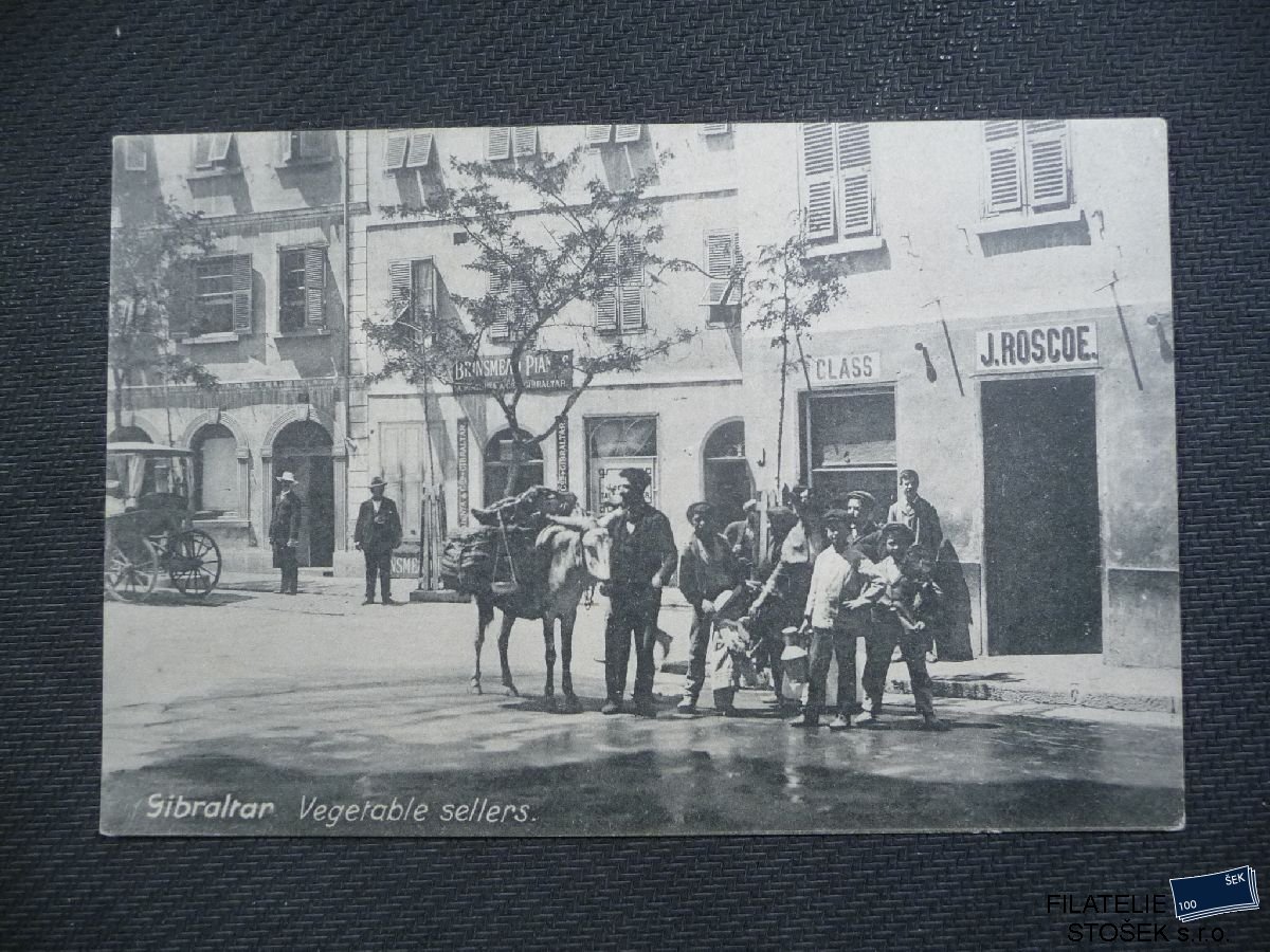 Gibraltar pohlednice - Verable sellers