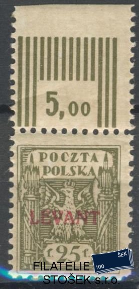 Polsko - Levanta známky Mi 6 - Novotisk