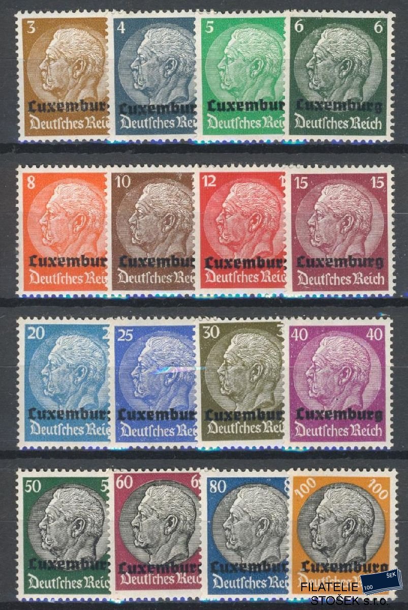 Německo - Luxemburg známky Mi 1-16