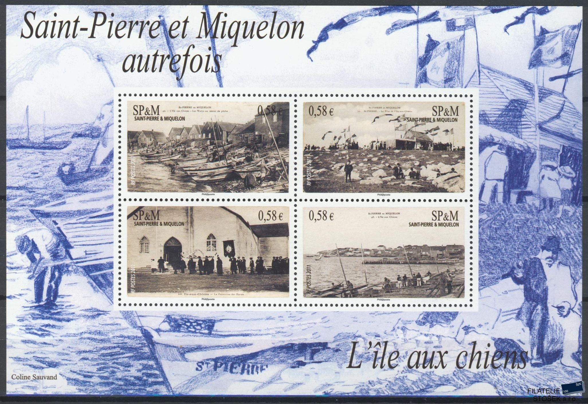 St. Pierre et Miquelon známky Mi Blok 13