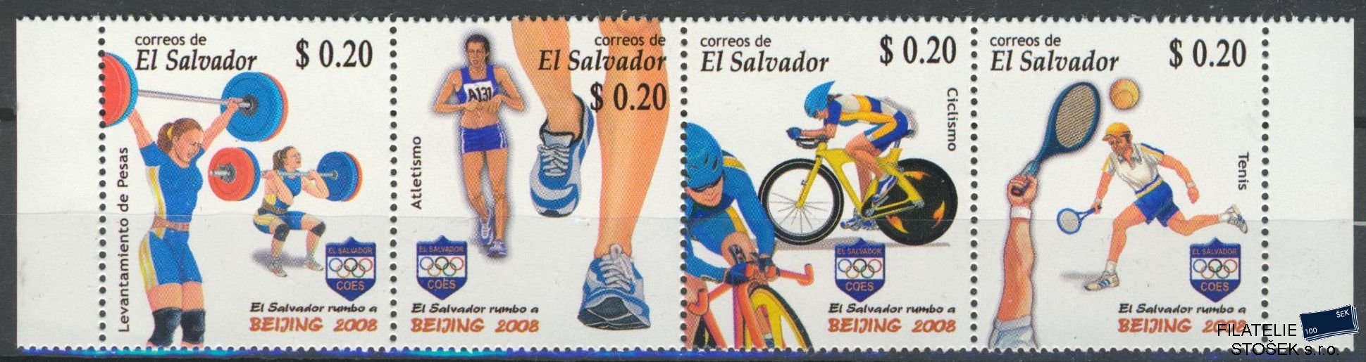 Salvador známky Mi 2528-31