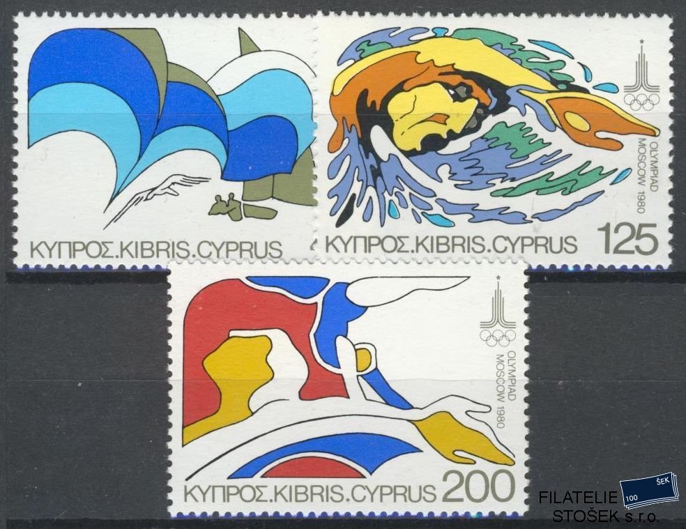 Kypr známky Mi 522-24