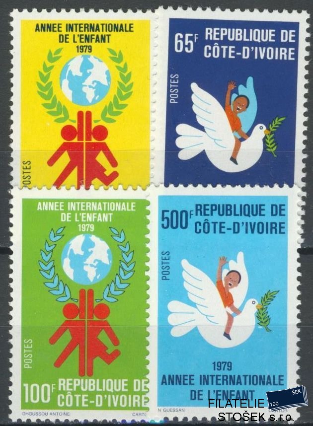 Cote d Ivore známky Mi 587-90