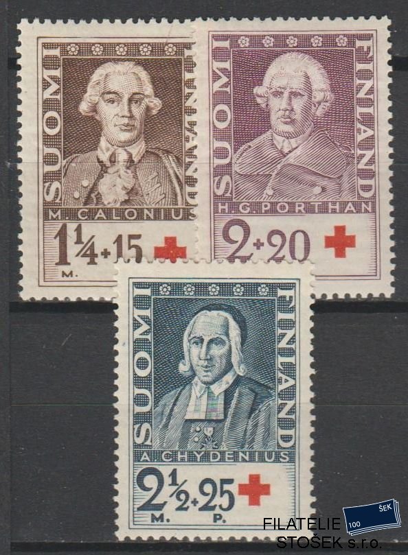 Finsko známky Mi 188-90