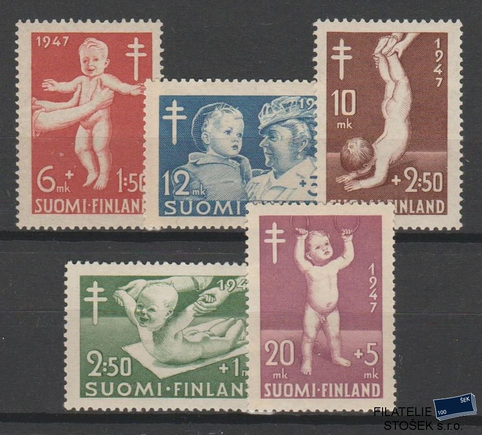 Finsko známky Mi 341-45