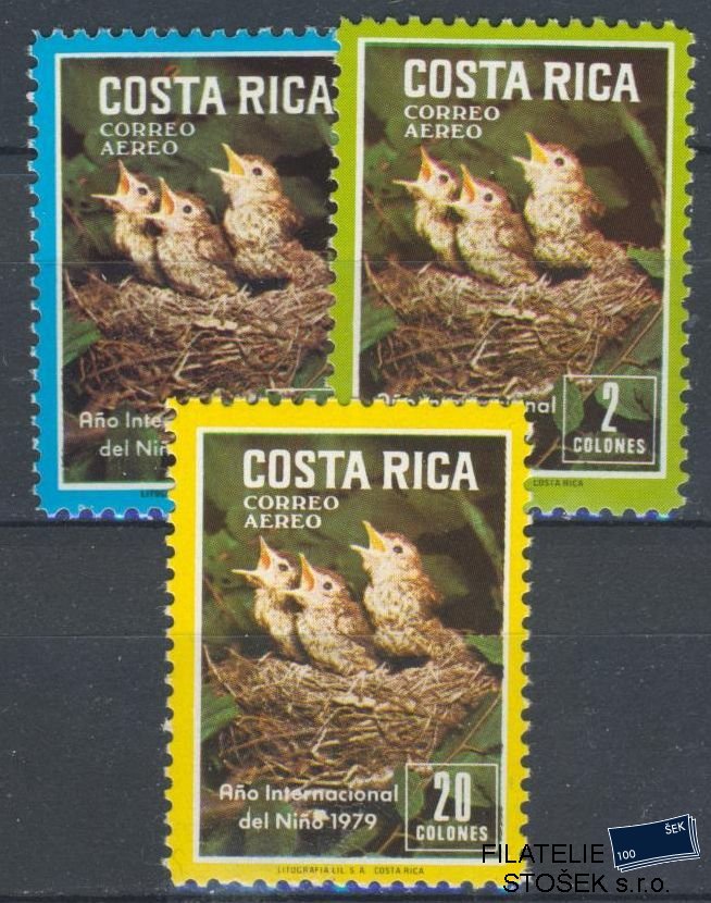 Costa Rica známky Mi 1029-31