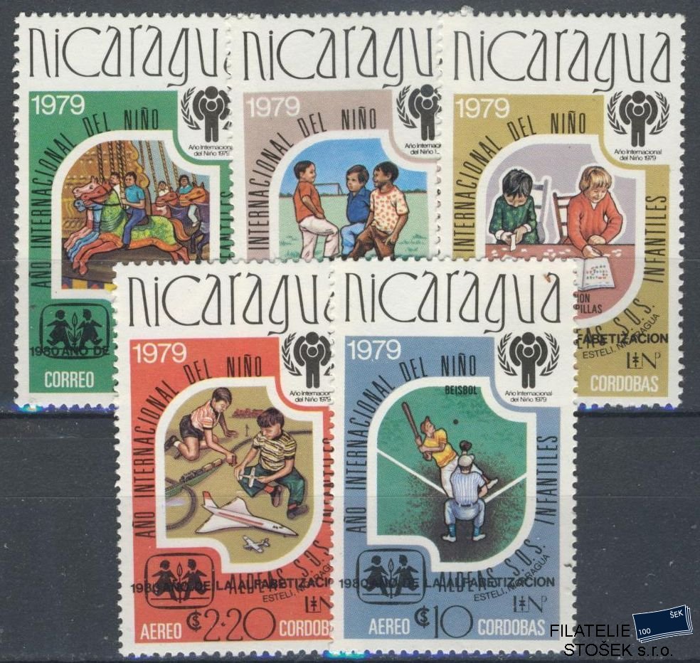 Nicaragua známky Mi 2454-58