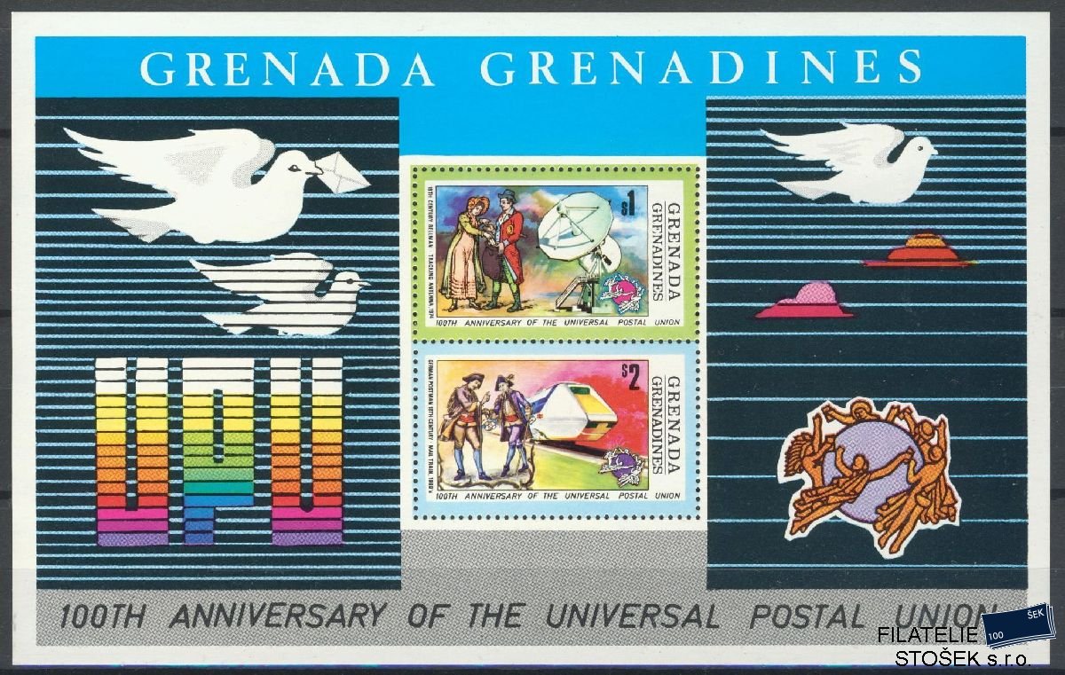 Grenada Grenadines známky Mi Blok 3
