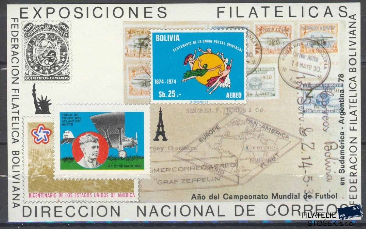 Bolivie známky Mi Blok 81