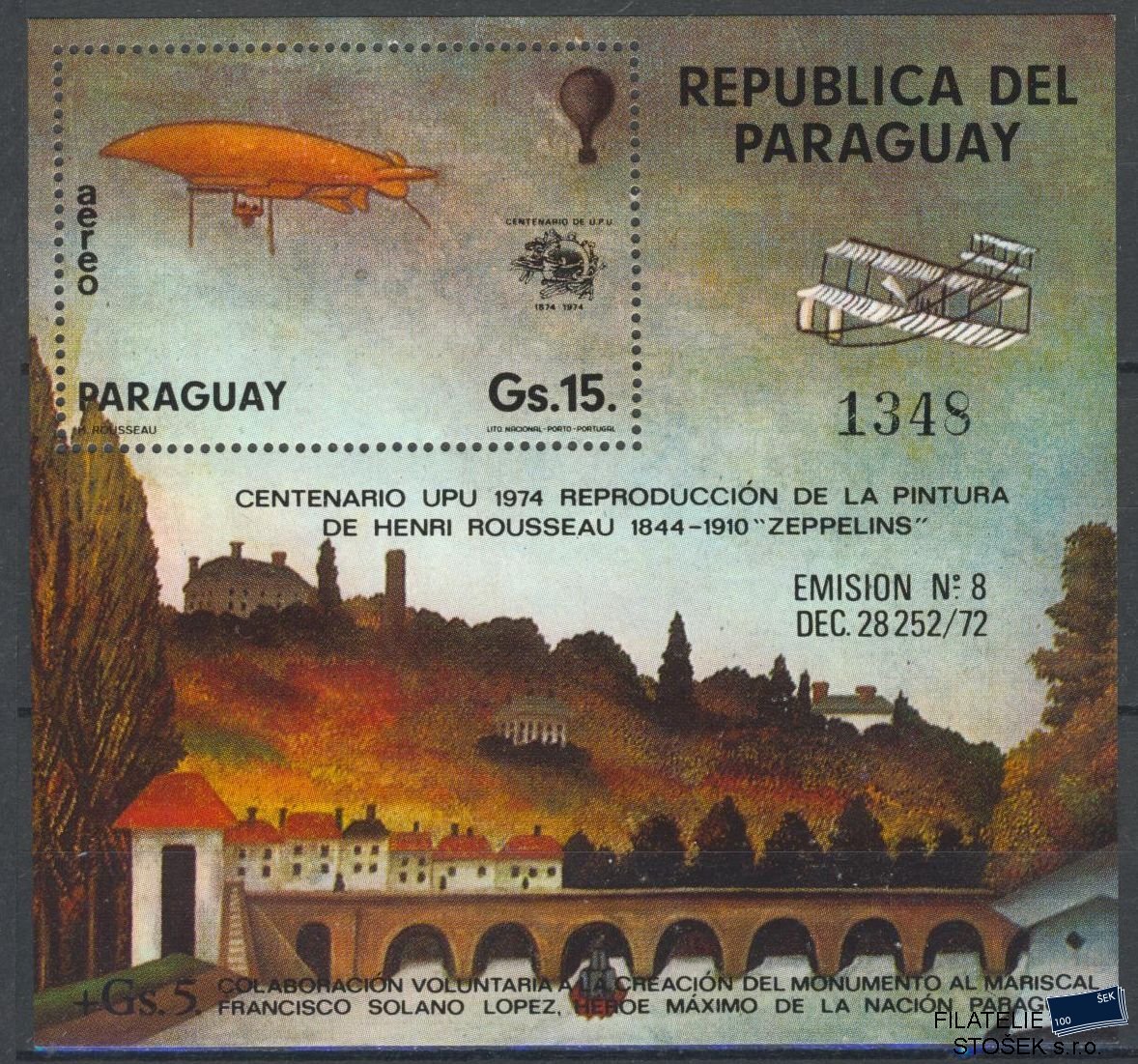 Paraguay známky Mi Blok 228